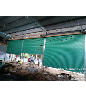 Bàn giao cửa cuốn E